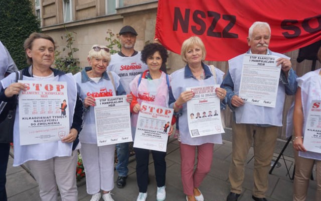 Pikieta – Warszawa sierpień 2022r